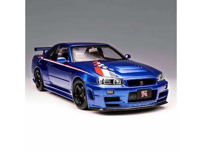日産スカイライン GT-R (BNR34) の 1/18 スケールミニカーが CAMSHOP