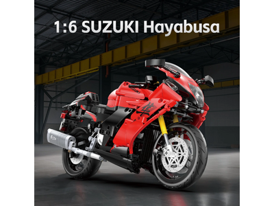 組み立てる SUZUKI『KATANA』と『HAYABUSA』、「名古屋モータサイクルショー」に登場！