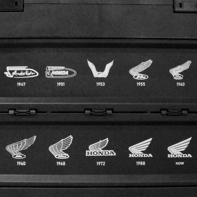 Hondaファン必見。歴代ウイングマークをデザインした「Honda Wing History 折りたたみコンテナボックス」楽天市場で予約開始！