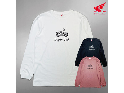 HONDA スーパーカブの長袖Tシャツ発売