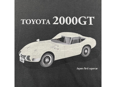 TOYOTA 2000GT デザインTシャツが登場