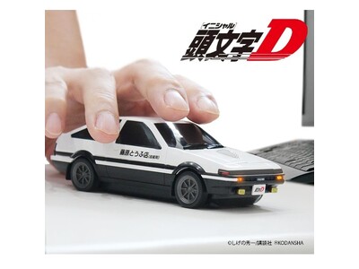 『頭文字D』藤原とうふ店(自家用)仕様の AE86 型マウスが A PIT AUTOBACS 東雲店」に登場