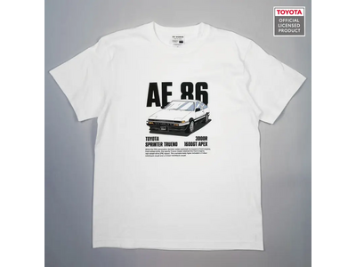 『TOYOTA AE86 トレノ』Tシャツが日本自動車博物館で取り扱い開始