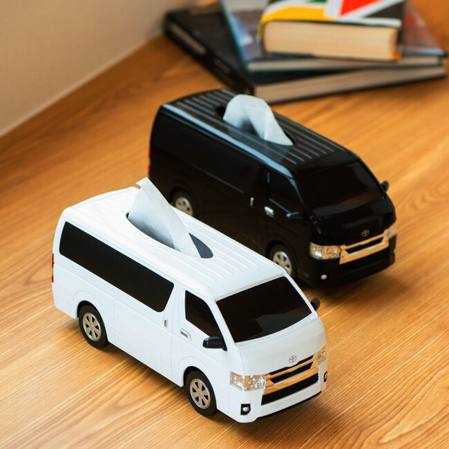 プレスリリース「TOYOTAハイエース型ティッシュケース、コンテナ プレゼントキャンペーン開始」のイメージ画像