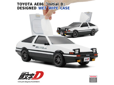 TOYOTA AE86『頭文字D』のウェットティッシュケースが「TOKYO SUPER CAR DAY ...