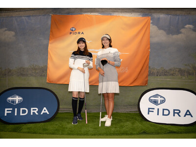 「FIDRA FRIDAY FES. 2024」キャンペーンアンバサダー・高田秋＆高島早百合プロが“ワンピース双子コーデ”を披露！100切りを目指す高田は「180Y飛んだ！」と飛距離自慢。