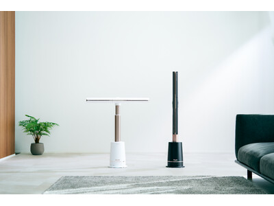 風向き自由自在、部屋中360°どこでも送風可能※1「Shark(R) TURBOBLADE ハイパワータワーファン」新発売　ミスト機能付きコードレスポータブル扇風機「HydroGo」には4つの新色が追加