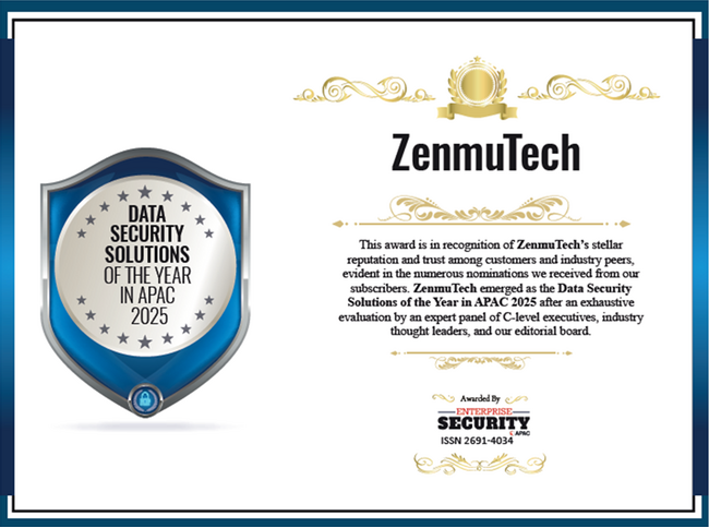 プレスリリース「Enterprise Security Magazine APACで ”Data Security Solutions of the year in APAC 2025” を受賞」のイメージ画像