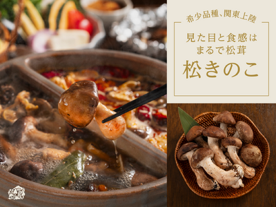 10月15日は🍄きのこの日🍄関東にほとんど流通していない「松きのこ」を思う存分味わい尽くす「裏の山の松きのこコース」が10月15日より期間限定で提供開始!