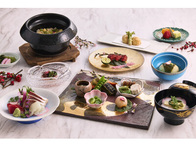 パークホテル東京「日本料理 花山椒」 春の訪れを五感で味わう『花山椒-桜 懐石-』を期間限定で提供