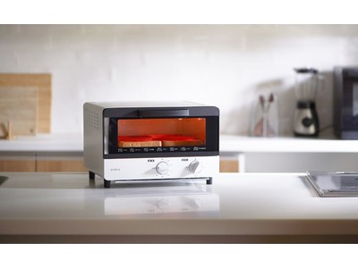 コンパクトなのに庫内広々。シロカから、シンプル機能のオーブントースターが新発売！