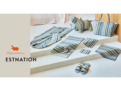 オーガニックタオルブランド「Hippopotamus」より、 ESTNATION別注「MULTI STRIPE COLLECTION」を発売