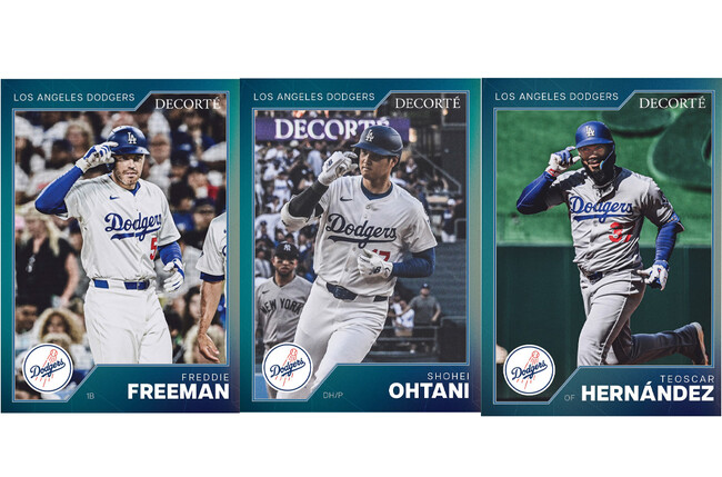 ドジャース　トレーディングカード　9/21現地配布分 ドジャース DECORTE トレーディングカード 9/21配布品 大谷翔平