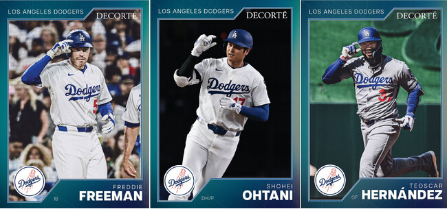 9/21配布【DECORTE ドジャース トレーディングカード】 9/21配布 ロサンゼルス・ドジャース トレーディングカードセット