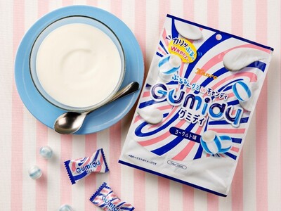 「グミ」を「キャンディ」でコーティングした“カリッぷるっ”な新食感！　カンロ「グミディ　ヨーグルト味」新発売