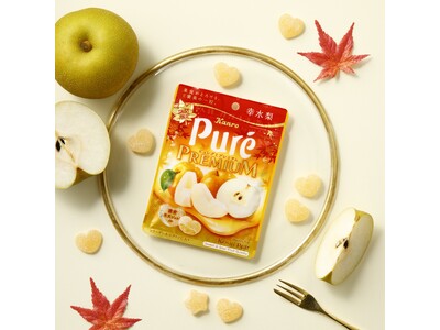秋限定の新フレーバー！国産幸水梨果汁の、香り豊かでみずみずしい味わい　カンロ「ピュレグミプレミアム 幸水梨」2026年8月25日(火)新発売