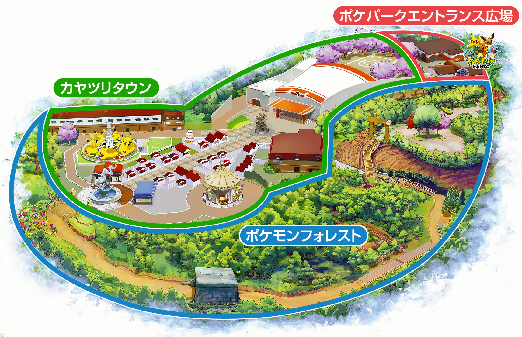 ポケモン初の屋外常設施設 『ポケパーク カントー』 が２０２６年２月５日（木）、よみうりランド園内に開業します！