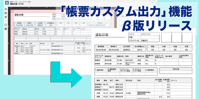 株式会社キャリオット、「帳票カスタム出力」機能のβ版を提供開始