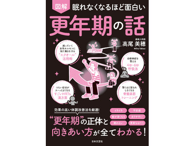 産婦人科医・高尾美穂先生が教える、更年期の不安と不調を手放す「5つのアプローチ」～シリーズ累計400万部突破！大人気シリーズ最新作～『眠れなくなるほど面白い 図解 更年期の話』6/1発売