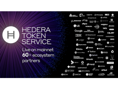 ヘデラトークンサービス（HTS：Hedera Token Service）提供開始。スマートコントラクトなしでネイティブトークンの発行、設定を提供。