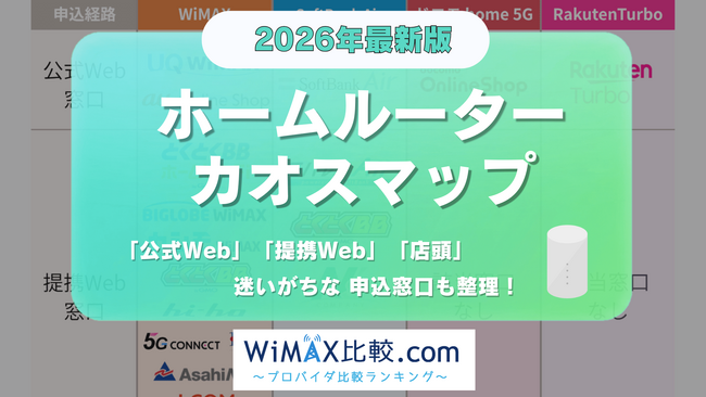 ホームルーター関連サービスのカオスマップ2026年4月版を公開|WiMAX比較.com