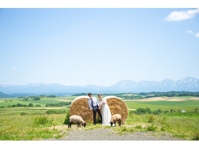 【美瑛千代田ファームLocation】優しい風に誓う、ふたりの未来と信頼。特別なgarden weddingを。