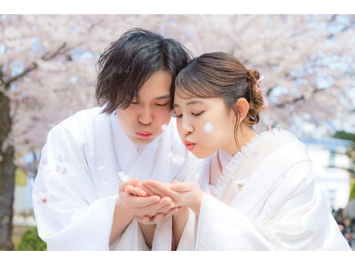 運命の瞬間を、一生に一度の春に。| 新春桜ロケーション撮影の受付をついにスタート。