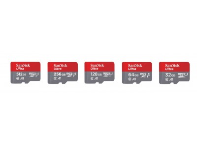 サンディスク ウルトラ microSD(TM) カードシリーズがスピードアップして新登場