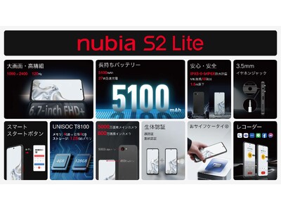 SIM�t���[�X�}�[�g�t�H���unubia S2 Lite�v���{��������