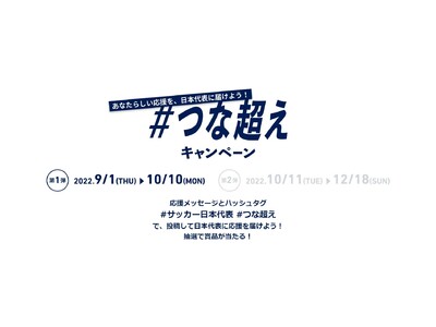SAMURAI BLUE（サッカー日本代表）応援プロジェクト「新しい景色を2022」#つな超えキャンペーン　スタート！
