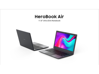 11.6型液晶パネル採用、CHUWI薄型ノートPC「HeroBook Air」249ドルで販売