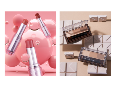 セザンヌ大人気リップがリニューアル！潤いツヤ唇を叶える美容液ティントリップ＆立体眉に仕上がるノーズシャドウ入りアイブロウパウダーが新登場