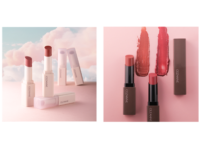 スフレのようにふんわりした仕上がり「セザンヌ　スフレアリップ」が新登場！＆ジェル膜リップ「セザンヌ　リップカラーシールド」に大人の春色が仲間入り