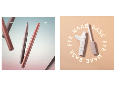 強調eye×抜け感で目元を飾る「セザンヌ　アイジェニックカラーライナー」＆発色&色持ちアップする目元用ベース「セザンヌ　アイメイクベース」が新登場！