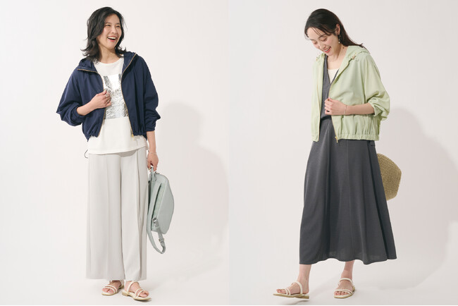 【KEYUCA(ケユカ)】さらっと涼やかに紫外線対策の新定番！上品見えする春夏のUVケアアウターが登場
