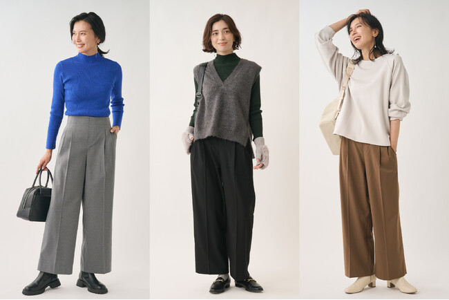 KEYUCAの「美シルエット」シリーズから、秋冬の新定番パンツ。履くだけで美しく。快適さも叶える。見た目も、履き心地も、妥協しない。