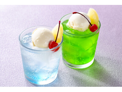 初夏の訪れを感じる、爽やかな限定メニュー登場！「ラムネ風クリームソーダ」「メロンクリームソーダ」をフォレ...