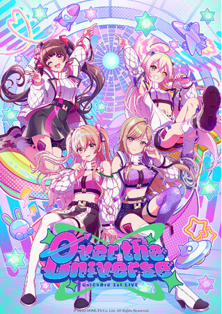 D4DJ、UniChØrd 1st LIVE 「Øver the Universe」キービジュアル＆ライブロゴ公開！