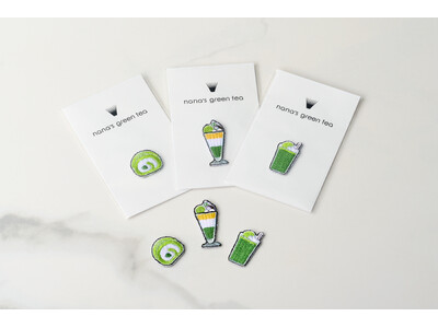 【nana’s green tea】人気メニューを高密度刺繍で表現したブランド初の刺繍シールワッペンを7月10日より発売