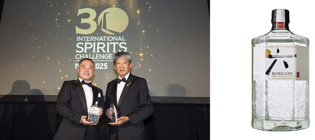 世界的な酒類コンペティション「ＩＳＣ」で「ＲＯＫＵ〈六〉」が部門最高賞トロフィーを初受賞