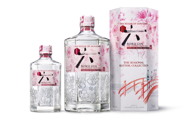 サントリージャパニーズクラフトジン「ROKU〈六〉SAKURA BLOOM EDITION」数量限定新発売