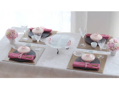 〈テーブルレシピ〉春を楽しむ♪　桜の季節のテーブルコーディネート　数量限定商品発売開始