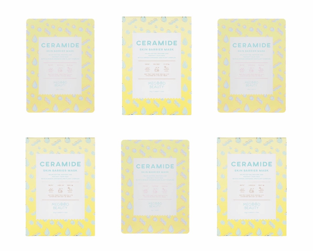 新作が出るたび完売続出！MEGBABYプロデュースのMEGOOD BEAUTYから、敏感肌のバリア機能に着目し、圧倒的保湿を叶えるセラミド入りシートマスクが新登場