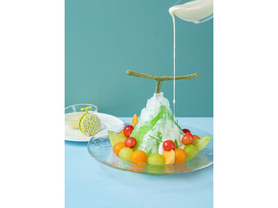 季節ごとに異なる味わいが楽しめる新シリーズがスタート！ 【Ｗフルーツかき氷】第一弾、初夏の始まりに「メロ...