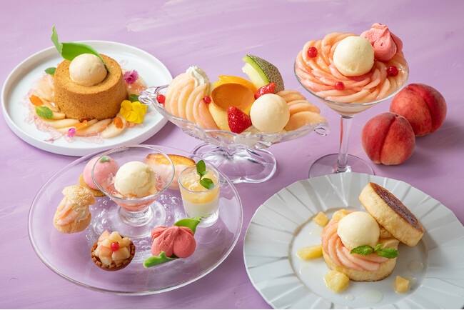 7月より開催！とろける旬の桃スイーツ、5つのご褒美が揃う「ピーチフェア」～小田急ホテルセンチュリーサザンタワー～