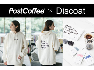 コーヒーのサブスク「PostCoffee」、ファッションブランド「Discoat」との限定コラボグッズを発売。インスタで人気のパッケージをTシャツに！