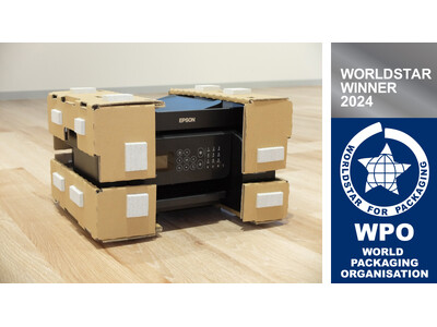 WorldStar Global Packaging Awards 2024でプリンターの高性能緩衝材が『Electronics部門賞』を受賞