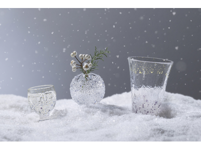 津軽びいどろ 新シリーズ『雪うつし』第一弾　1月30日(金)より順次発売