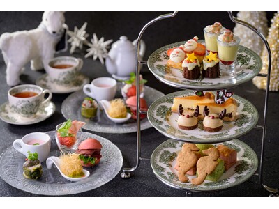 【鳥羽国際ホテル】サンタクロースやトナカイ、ツリーなど勢ぞろい！　～自分へのご褒美“クリスマスアフタヌーンティー”～