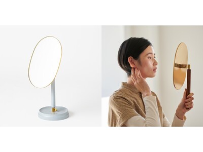 発売時に即完売したShin;Kuuの「しぐさミラー」、GWの「生活のたのしみ展」で新色といっしょに再販します。